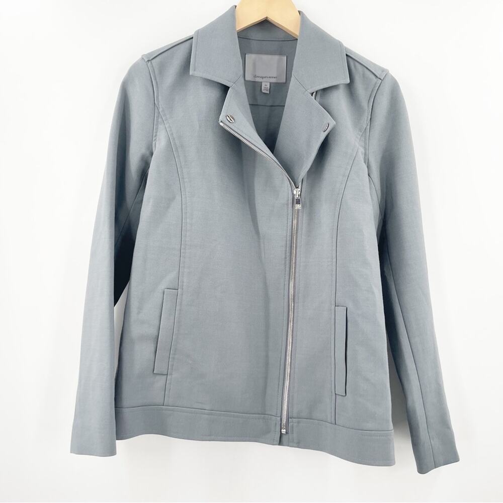 CLASSIQUES ENTIER Blazer Jacket Extra Small Wool Blend Gray Office Business Work
